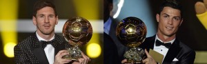 Premios individuales de Messi vs Cristiano