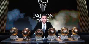 Lionel Messi wins his sixth Ballon d'Or